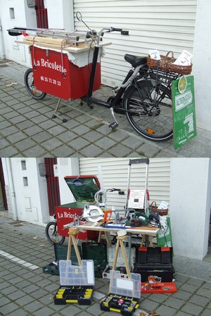 Tout ça, dans un vélo!!