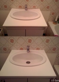 Réfection d'un évier